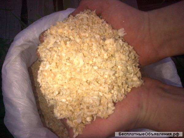 Стружка в мешках