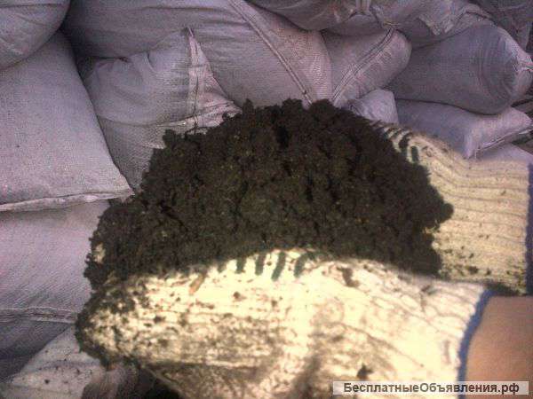 Торф низинный в мешках 50л