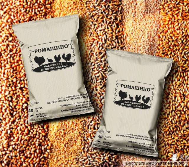 Полнорационный корм для с/х птицы (28 кг)