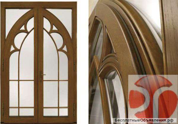 Деревянные окна из дуба