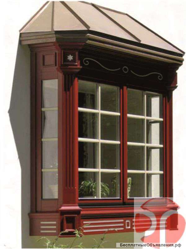 Деревянные окна из меранти