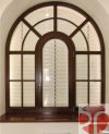 Арочные дереянные окна