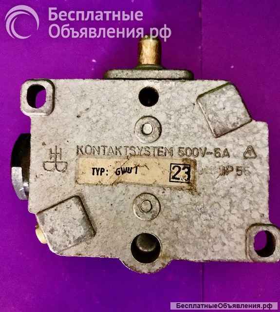 Концевой выключатель TYP GWU1, GWU1R, GWE2R