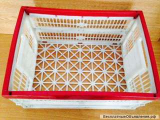 Ящики пластиковые складные с перфорацией (Финляндия)