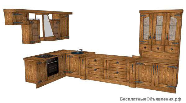 Прорисовка мебельных эскизов, дизайн кухонь