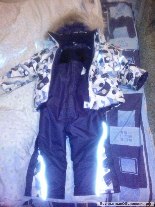 Зимний комбинезон (куртка+полукомбинезон) р.92-98