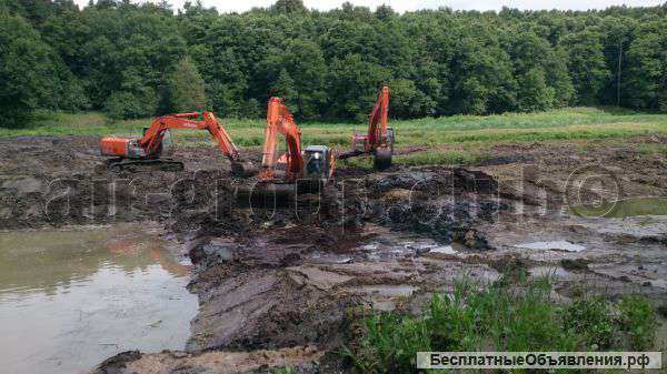 Аренда болотного экскаватора