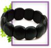 Браслет из черного нефрита Бяньши