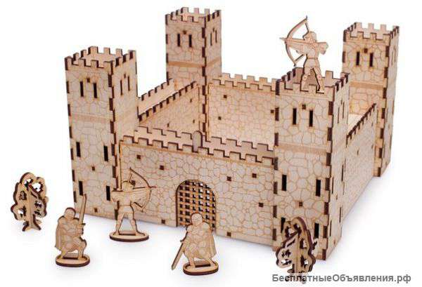 Кукольные ДОМИКИ и КРЕПОСТИ из дерева для детей