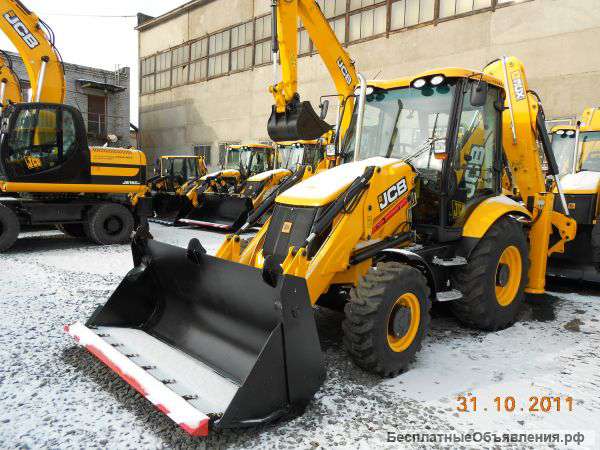 Услуги экскаватора-погрузчика JCB 3cx-super гидромолот в Омске