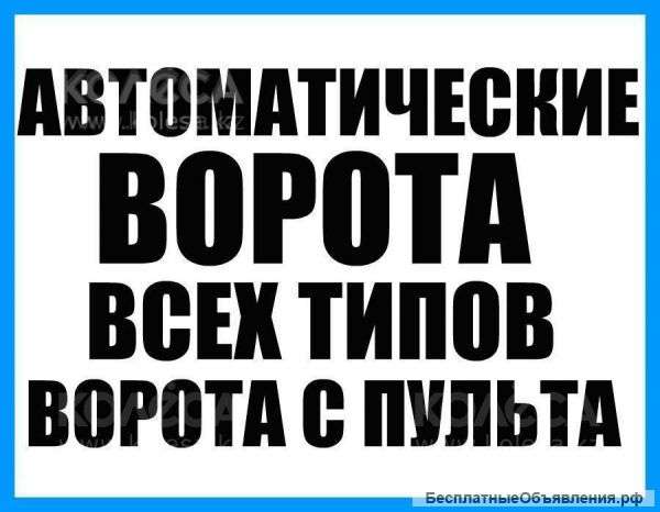 Ворота автоматические подъёмные, гаражные ворота в Пензе
