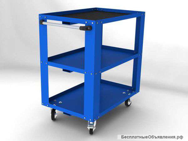 Тележка открытая, 3 полки