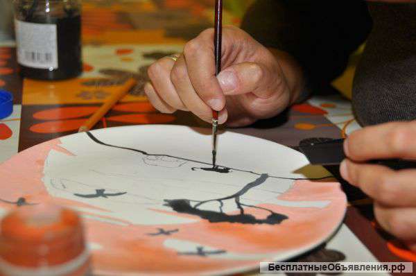 Обучение росписи керамики