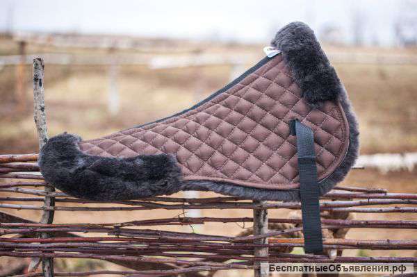Меховушка под седло из натуральной овчины