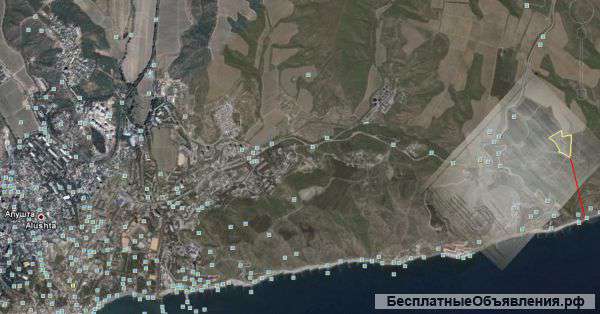 Участок 2га около Алушты