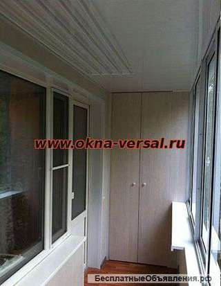 Остекления-отделка балконов+окна пвх