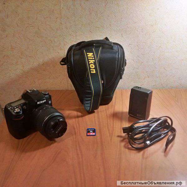 Nikon D80+ Объектив 18-55 мм