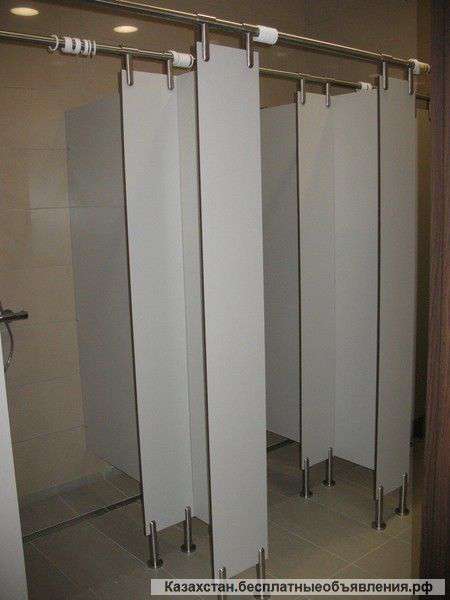 Фурнитура нержавеющая сантехническая монтажная для сантехкабин и туалетных перегородок