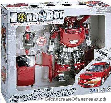 Робот-трансформер Galaxy Defender - Mitsubishi Lancer Evolution VIII (свет, звук)