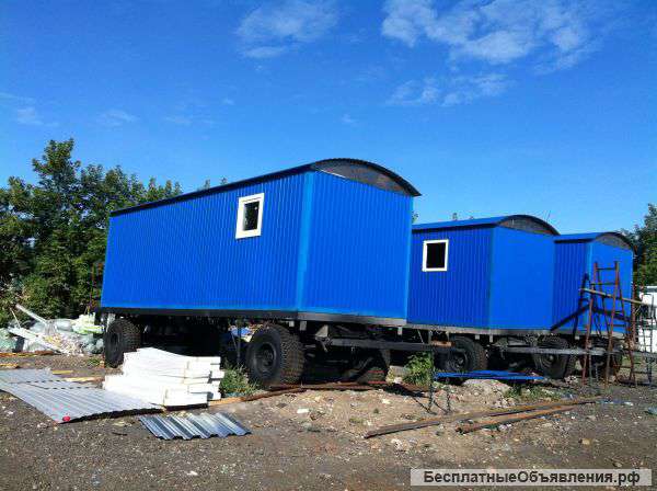 Бытовка на шасси для рабочих от производителя