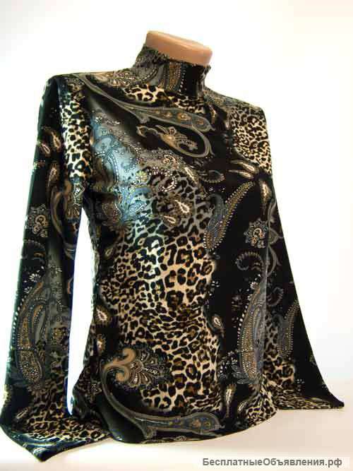 Гольф эластичный, черный, 46-48
