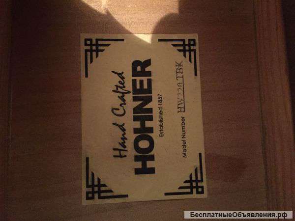 Новая акустическая гитара Hohner