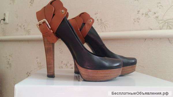 Кожаные туфли, 38 размер