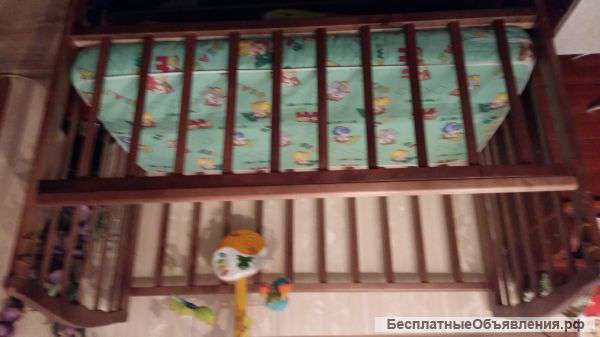 Детская кровать+матрац