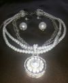 Комплект ожерелье и серьги Chanel