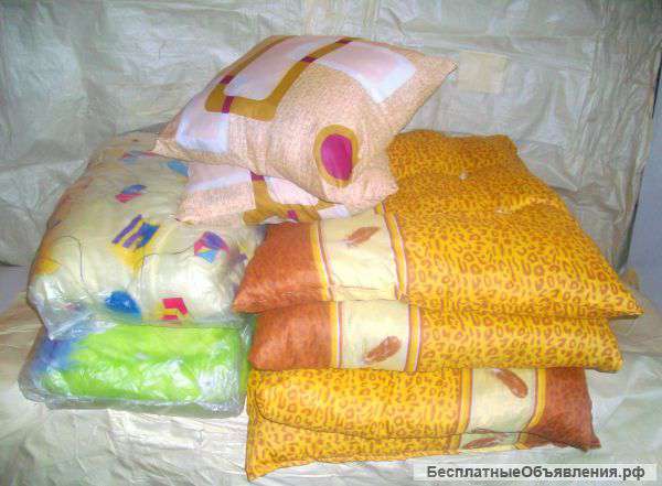 Ватные матрасы, одеяла и подушки эконом