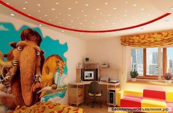 Печать на обоях по индивидуальным проектам