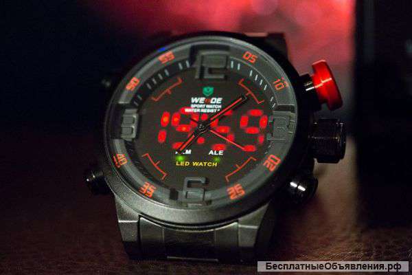 Популярные Часы Weide Sport. Водонепроницаемые и Ударопрочные