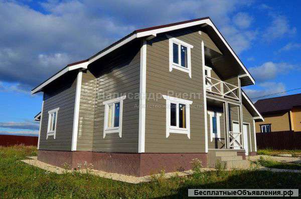 Новый дом с гаражом на участке 12 соток. 63 км от МКАД по Калужскому,Киевскому шоссе.