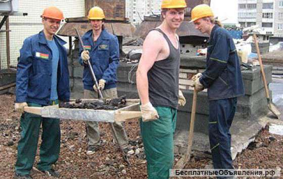 Бригада по уборке снега Русские