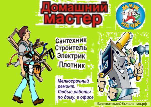 Мастер (муж на час), мелкий бытовой ремонт