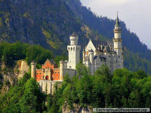 Сказочный замок Нойшванштайн в баварских Альпах. Ежедневная экскурсия из Мюнхена в составе группы