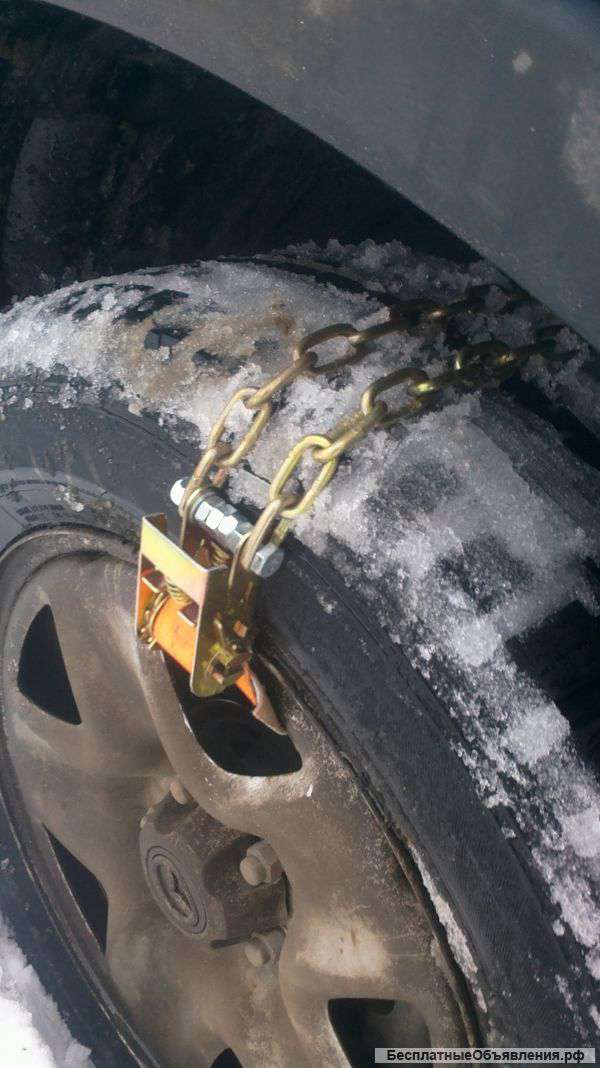 Цепи на колёса. Браслеты противоскольжения
