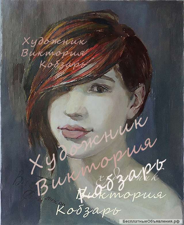 Подарок на 8 марта - портрет по фотографии