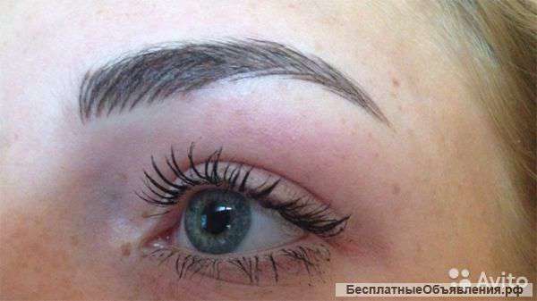 Микроблейлинг бровей