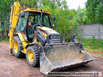 Услуги экскаватора погрузчика CAT 423 f