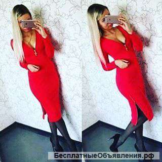 Красное платье