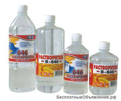 Уайт-спирит, растворители, ацетон. Доставка.