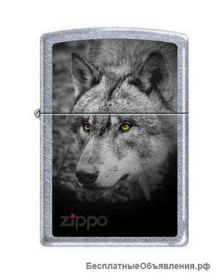 Зажигалка Zippo 5179 Black and White Wolf