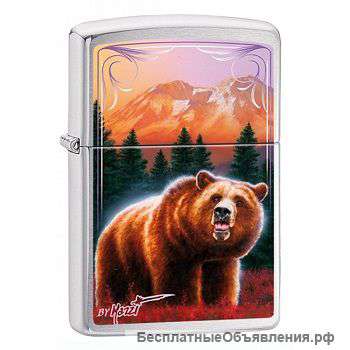 Зажигалка Zippo 1177 Mazzi Bear Autumn