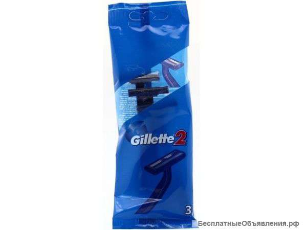 Одноразовые станки оптом Gillette Bic metal