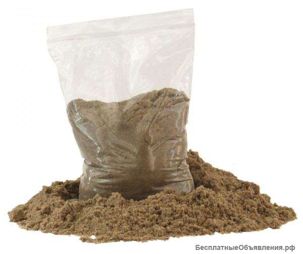 Песок в мешках