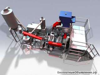 Комплекс переработки пленки в гранулу 500 кг/час