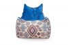 Дизайнерское бескаркасное кресло-пуф Blue Kilim Bar