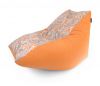 Яркий бескаркасный пуфик Orangine Pie