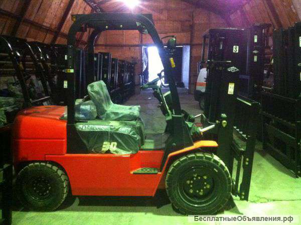 Вилочный погрузчик Hangcha с дизельным двигателем 3 тонны